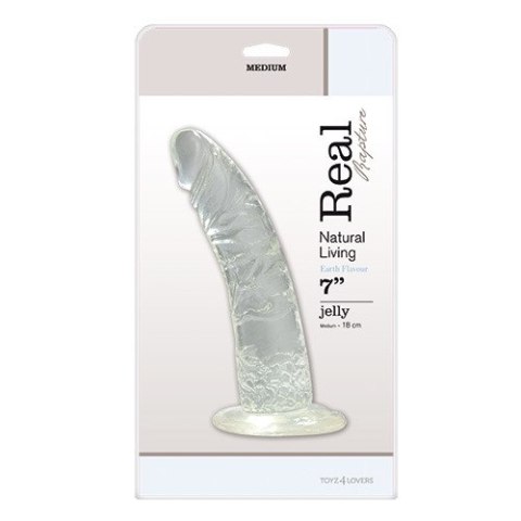 Dildo-FALLO JELLY REAL RAPTURE CLEAR 7"""""""""""""""" Dildo-FALLO JELLY REAL RAPTURE CLEAR 7""""""""""""""""