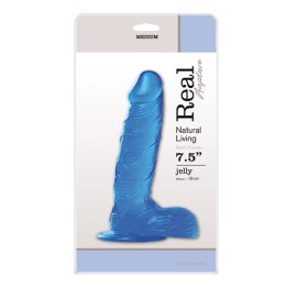 Dildo-JELLY DILDO REAL RAPTURE BLUE 7,5