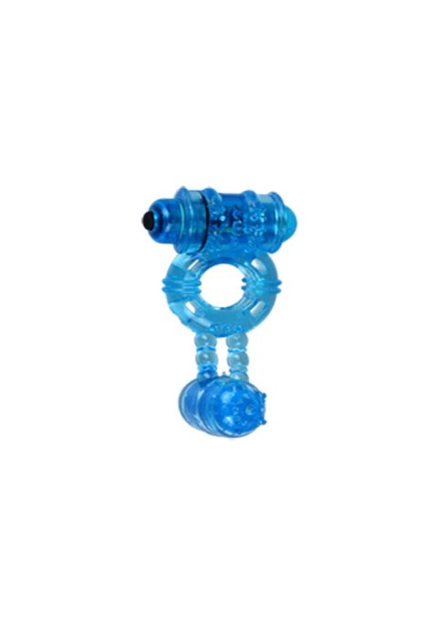 Pierścień-Wibrator - Ring. Double. Func:1. Blue Pierścień-Wibrator - Ring. Double. Func:1. Blue