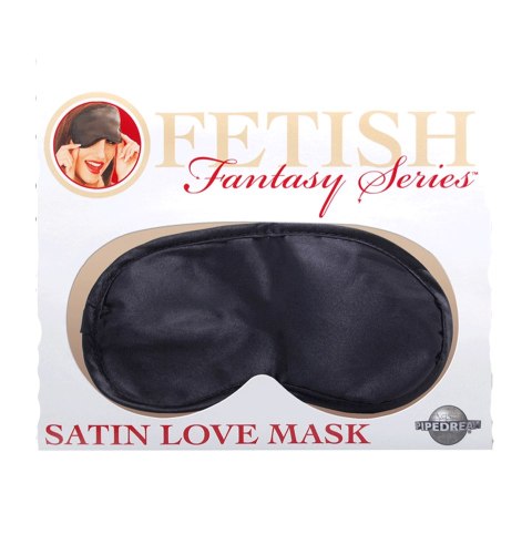 Maska-FF SATIN LOVE MASK - BLACK