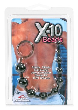 Plug/kulki-X-10 BEADS BLACK