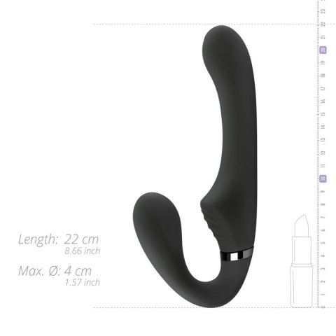 No-Parts - Avery Strapless Strap-On Vibrating Dildo - 22 cm No-Parts - Avery Strapless Strap-On Vibrating Dildo - 22 cm