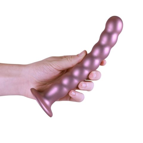 Beaded G-Spot Dildo - 8'' / 20,5 cm - Rose Gold Beaded G-Spot Dildo - 8'' / 20,5 cm - Rose Gold