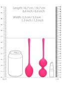 2 Piece Thumping Kegel Ball Set - Wild Strawberry 2 Piece Thumping Kegel Ball Set - Wild Strawberry