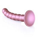 Beaded Silicone G-Spot Dildo - 6,5'' / 16,5 cm