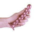 Beaded Silicone G-Spot Dildo - 6,5'' / 16,5 cm