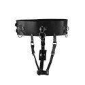 Belt with Vibrator Holder - Black