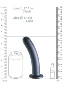 Smooth Silicone G-Spot Dildo - 7'' / 17 cm Smooth Silicone G-Spot Dildo - 7'' / 17 cm