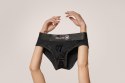 Vibrating Strap-on High-cut Brief - XL/XXL