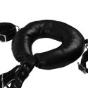 Padded Thigh Sling with Hand Cuffs - Black