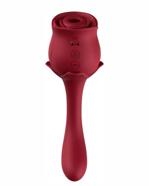 Wibrująca różyczka z masażerem - Blossom red