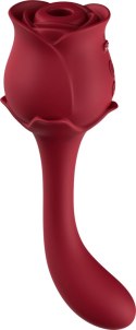 Wibrująca różyczka z masażerem - Blossom red