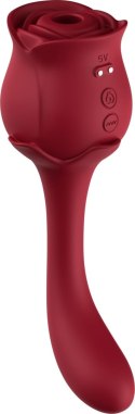 Wibrująca różyczka z masażerem - Blossom red