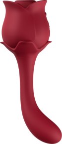 Wibrująca różyczka z masażerem - Blossom red