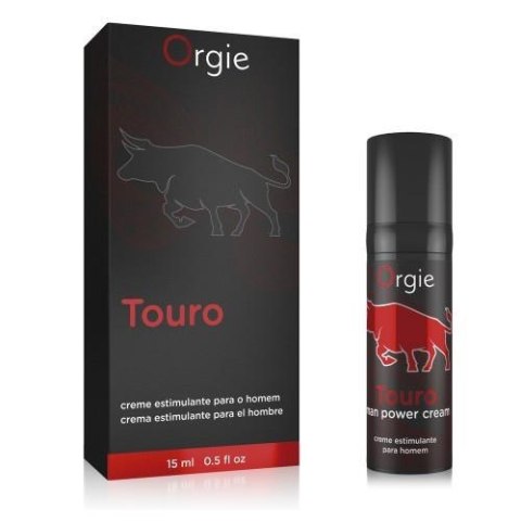 Silna Erekcja -TOURO - ERECTION CREAM - WITH TAURINA - 15 ML