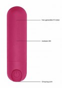 10 Speed Rechargeable Bullet - Pink