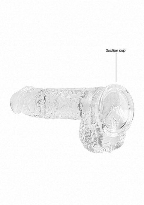 6"" / 15 cm Realistic Dildo With Balls - Transparent 6"" / 15 cm Realistic Dildo With Balls - Transparent