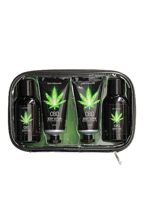 CBD - Bath and Shower - Luxe Travel set - Green Tea Hemp Oil CBD - Bath and Shower - Luxe Travel set - Green Tea Hemp Oil