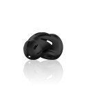 Model 27 - Ultra Soft Silicone Chastity Cage - Black