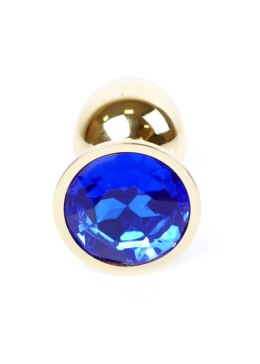 Plug-Jewellery Gold PLUG- Dark Blue