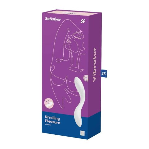 Wibrator-Rrrolling Pleasure (White) Wibrator-Rrrolling Pleasure (White)