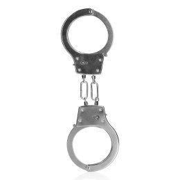 Metal Hand Cuffs - Silver