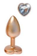 GLEAMING LOVE MATTE GOLD PLUG SMALL GLEAMING LOVE MATTE GOLD PLUG SMALL
