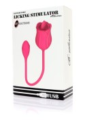 Stymulator - Licking massager with vibrating Egg USB 10 Functions