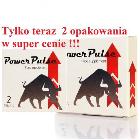 Pakiet zawiera 2 opakowania produktu Supl.diety- PowerPulse 2 szt.