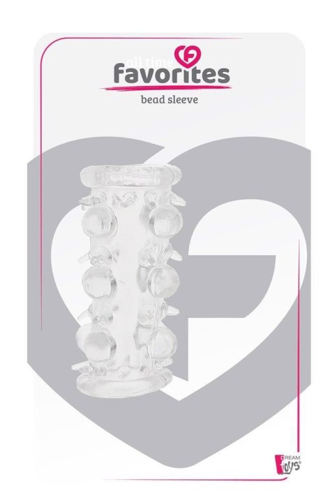 ALL TIME FAVORITES BEAD SLEEVE CLEAR