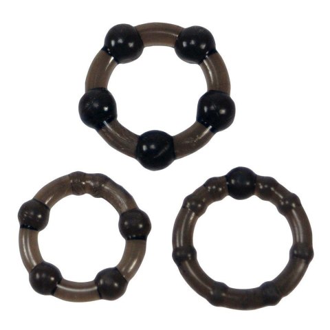 Me You Us Easy Squeeze Cock Ring Set Black Me You Us Easy Squeeze Cock Ring Set Black