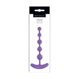 Plug/kulki- Me You Us Classic Anal Beads Purple