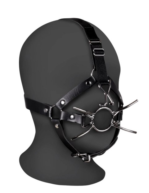 Head Harness with Spider Gag and Nose Hooks - Black Head Harness with Spider Gag and Nose Hooks - Black