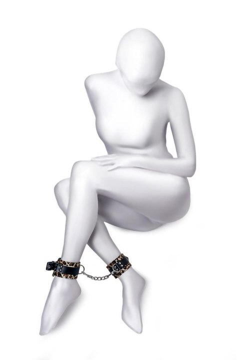 Anonymo handcuffs, PU leather, print, 27 cm Anonymo handcuffs, PU leather, print, 27 cm