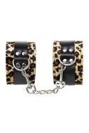 Anonymo handcuffs, PU leather, print, 27 cm Anonymo handcuffs, PU leather, print, 27 cm