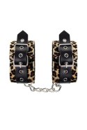 Anonymo handcuffs, PU leather, print, 27 cm Anonymo handcuffs, PU leather, print, 27 cm