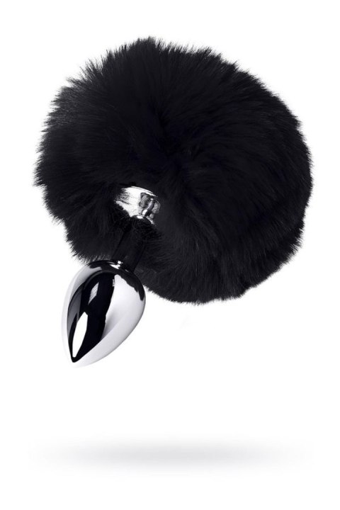 Silver anal plug TOYFA Metal with faux fur Silver anal plug TOYFA Metal with faux fur
