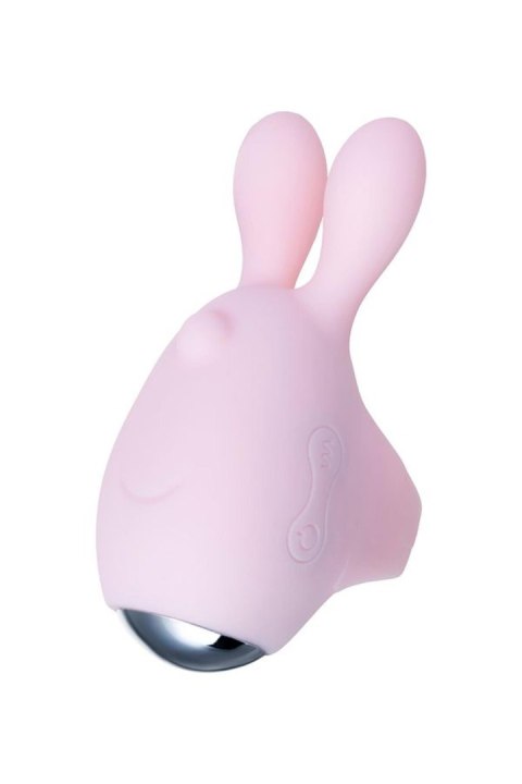 JOS VITA finger vibrating egg and vibrating attachment, silicone, powder pink, 8.5 and 8 cm JOS VITA finger vibrating egg and vibrating attachment, silicone, powder pink, 8.5 and 8 cm