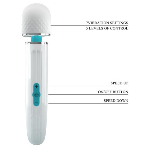 PRETTY LOVE - Bertas, 5 levels of speed control 7 vibration functions, ABS Silicone, USB rechargeable PRETTY LOVE - Bertas, 5 levels of speed control 7 vibration functions, ABS Silicone, USB rechargeable