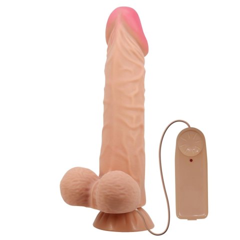 BAILE - Sliding Skin 9,4'' Flesh Vibration Bendable Suction base TPR ABS BAILE - Sliding Skin 9,4'' Flesh Vibration Bendable Suction base TPR ABS