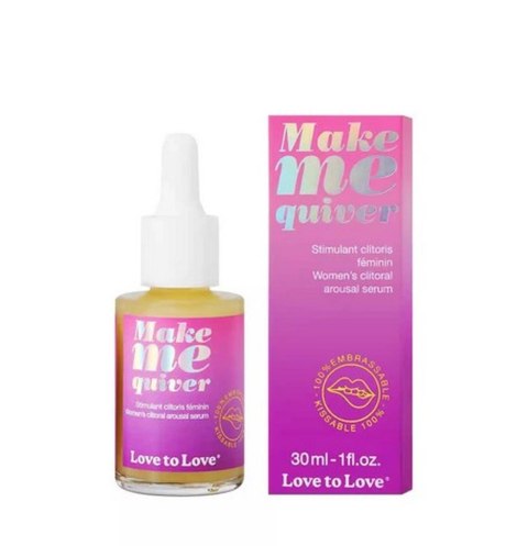MAKE ME QUIVER - WOMEN'S CLITORAL AROUSAL SERUM - 30ML / 1FL.OZ. MAKE ME QUIVER - WOMEN'S CLITORAL AROUSAL SERUM - 30ML / 1FL.OZ.