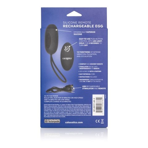 Jajko/wibr-REMOTE RECHARGEABLE EGG BLACK Jajko/wibr-REMOTE RECHARGEABLE EGG BLACK