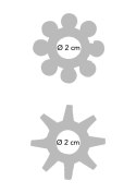 Pierścień-POWER STRETCHY RINGS BLUE 2PCS Pierścień-POWER STRETCHY RINGS BLUE 2PCS