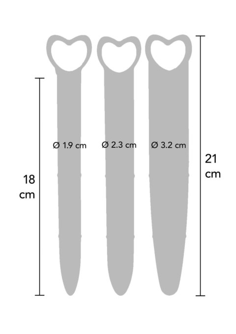 Silicone vaginal dilators Silicone vaginal dilators