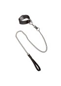 Collar With Chain Leash Black Collar With Chain Leash Black