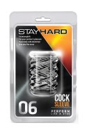 Stymulator-STAY HARD COCK SLEEVE 06 CLEAR