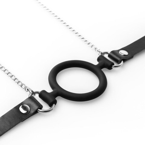 Bedroom Fantasies - Nipple Clamps & Silicone Gag Ring Black