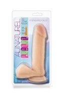 Dildo-AU NATUREL 8INCH SENSA FEEL DILDO BEIGE