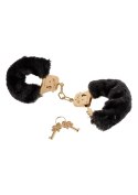 Kajdanki-FF GOLD DELUXE FURRY CUFFS