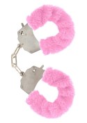 Kajdanki-FURRY FUN CUFFS PINK PLUSH